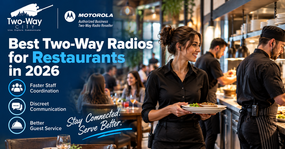 Best Two-Way Radios for Restaurants in 2026
