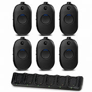 Motorola CLP1010e 6-Pack UHF Business Two-Way Radios with 6-Unit Multi-Charger