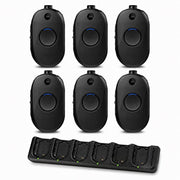 Motorola CLP1080e 6-Pack UHF Business Two-Way Radios with 6-Unit Multi-Charger