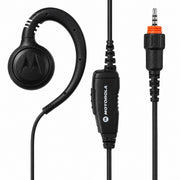 Motorola HKLN4529 Short-Cord Swivel Earpiece with PTT & Mic