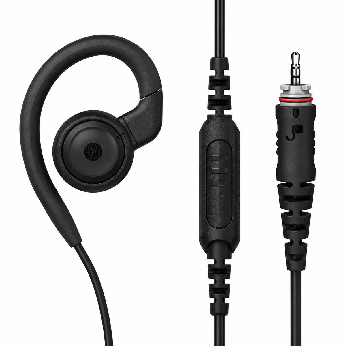 Motorola PMLN8125 CLPe Short-Cord Over-the-Ear Earpiece with PTT