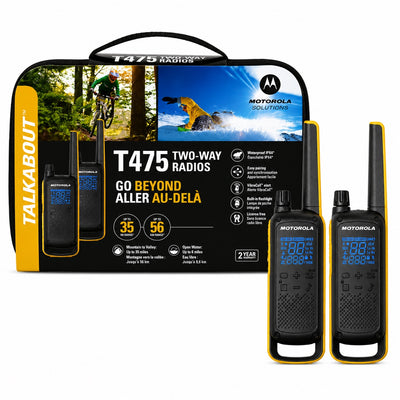 Motorola TALKABOUT T475 Two-Way Radio Kit